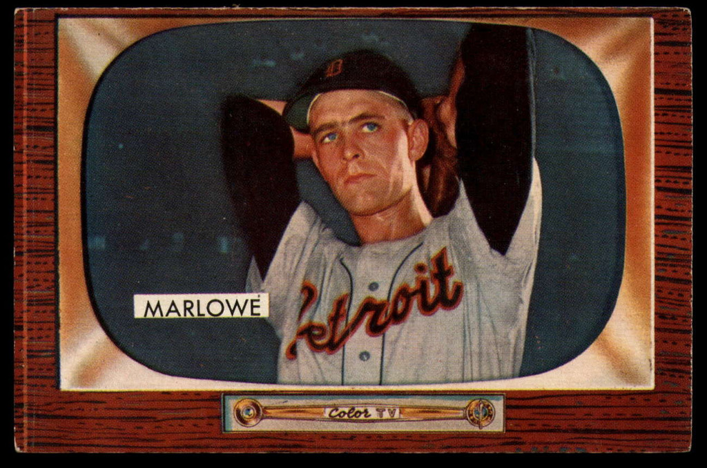 1955 Bowman #91 Dick Marlowe EX++ RC Rookie ID: 80150