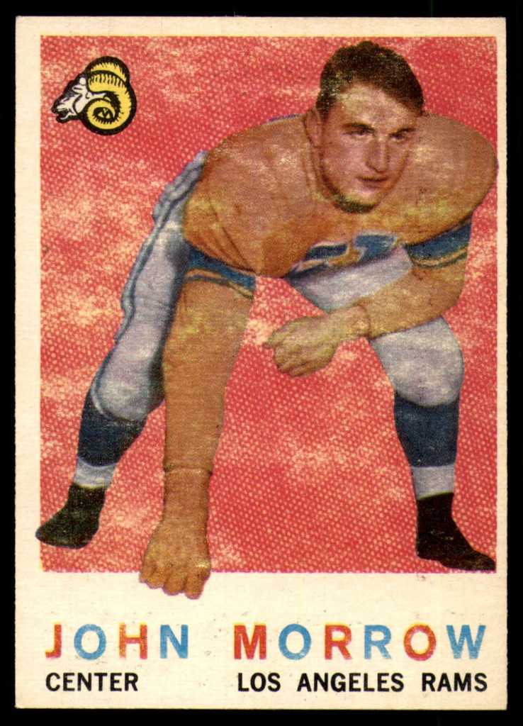 1959 Topps #164 John Morrow UER EX/NM RC Rookie ID: 126078