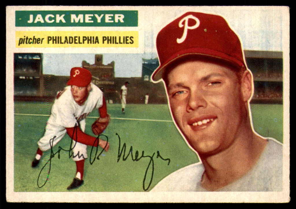 1956 Topps #269 Jack Meyer EX++ RC Rookie ID: 59422