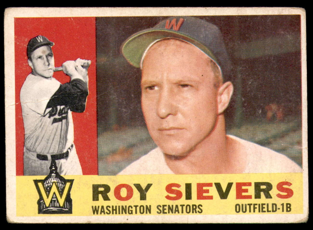 1960 Topps #25 Roy Sievers G-VG  ID: 195465