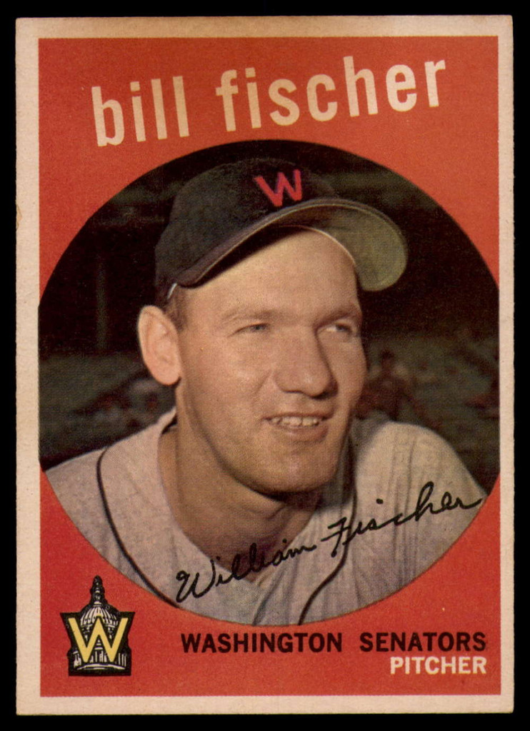 1959 Topps #230 Bill Fischer Very Good  ID: 161419