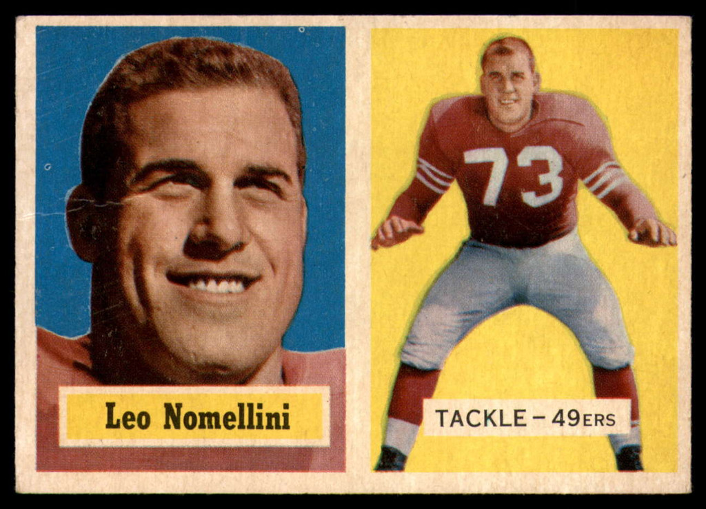 1957 Topps #6 Leo Nomellini VG 