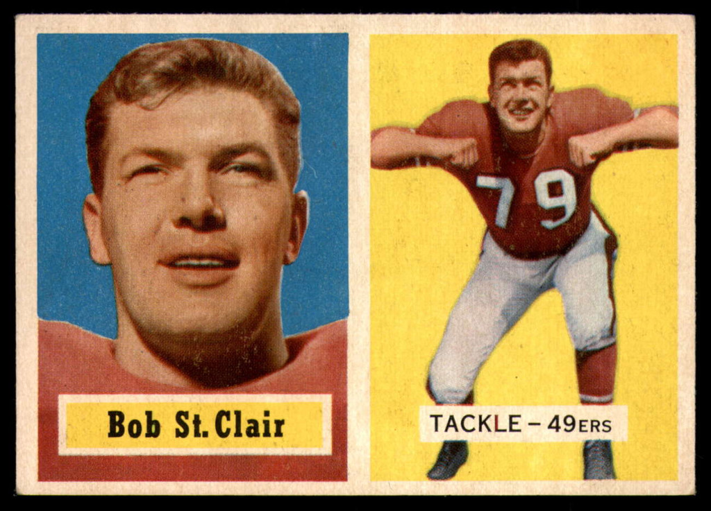 1957 Topps #18 Bob St. Clair EX++ 