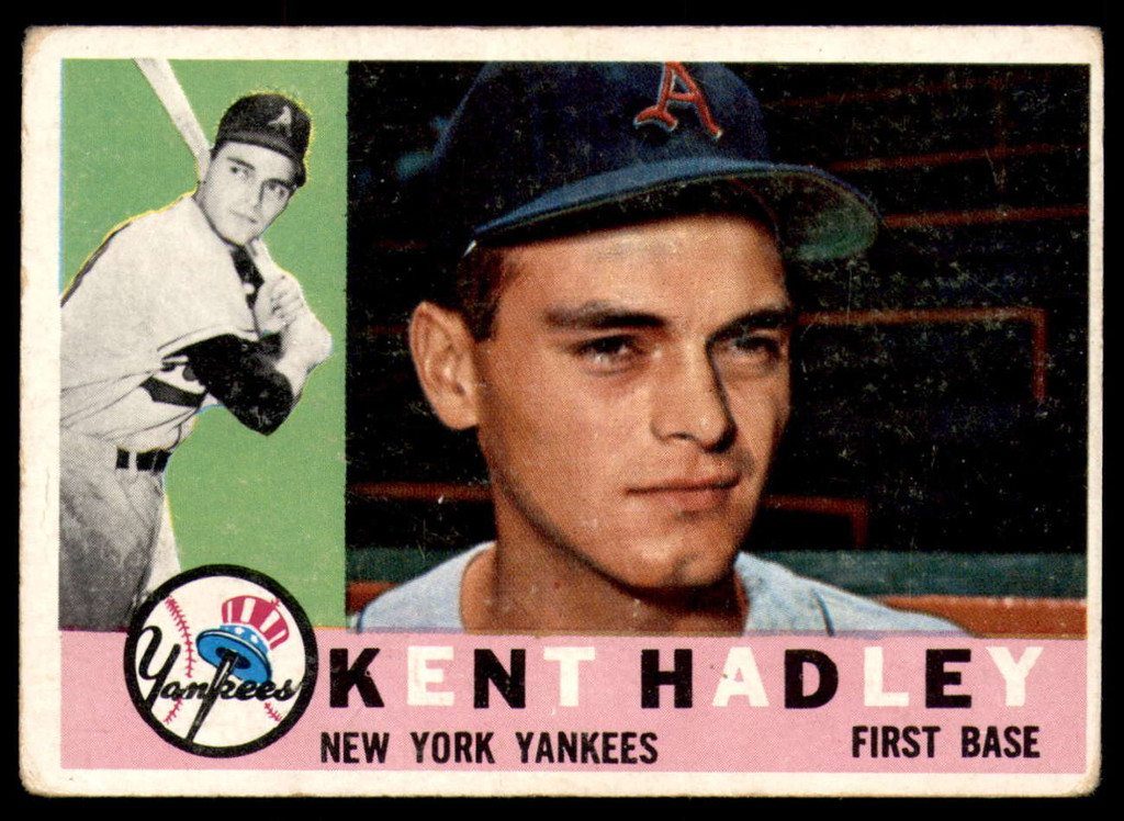 1960 Topps #102 Kent Hadley Very Good  ID: 195987