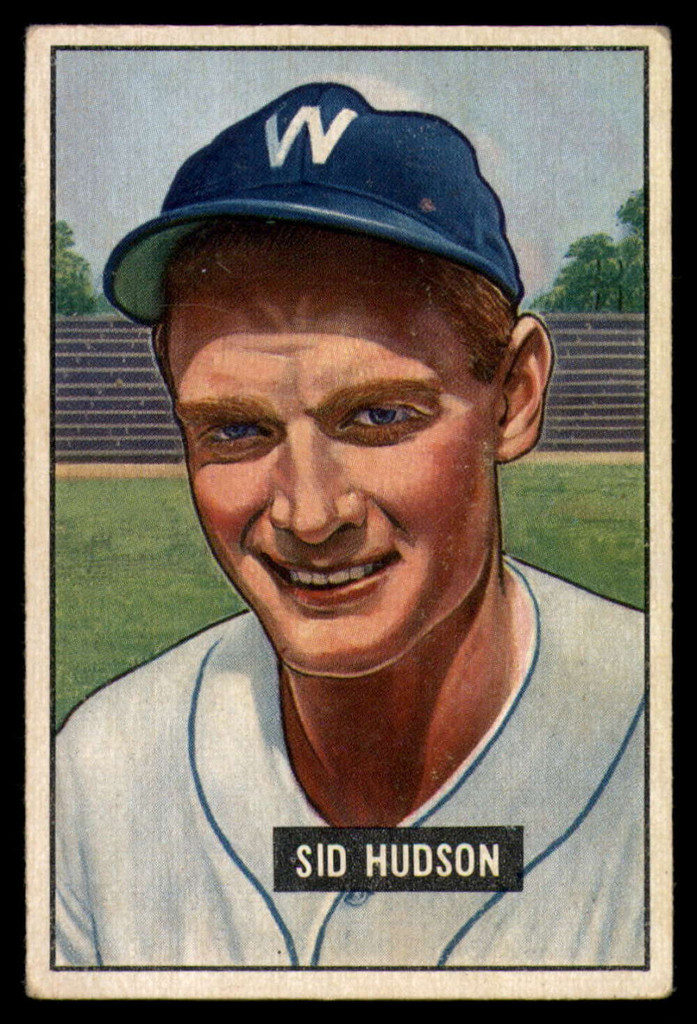 1951 Bowman #169 Sid Hudson VG 