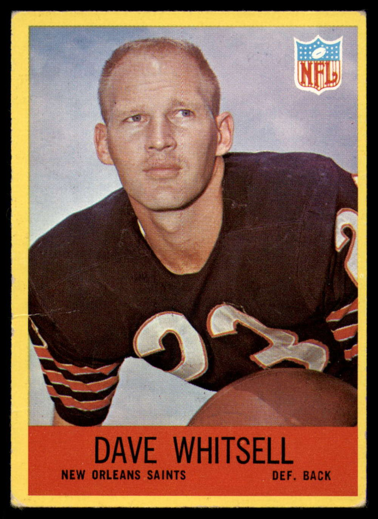 1967 Philadelphia #130 Dave Whitsell Excellent+ RC Rookie ID: 141482