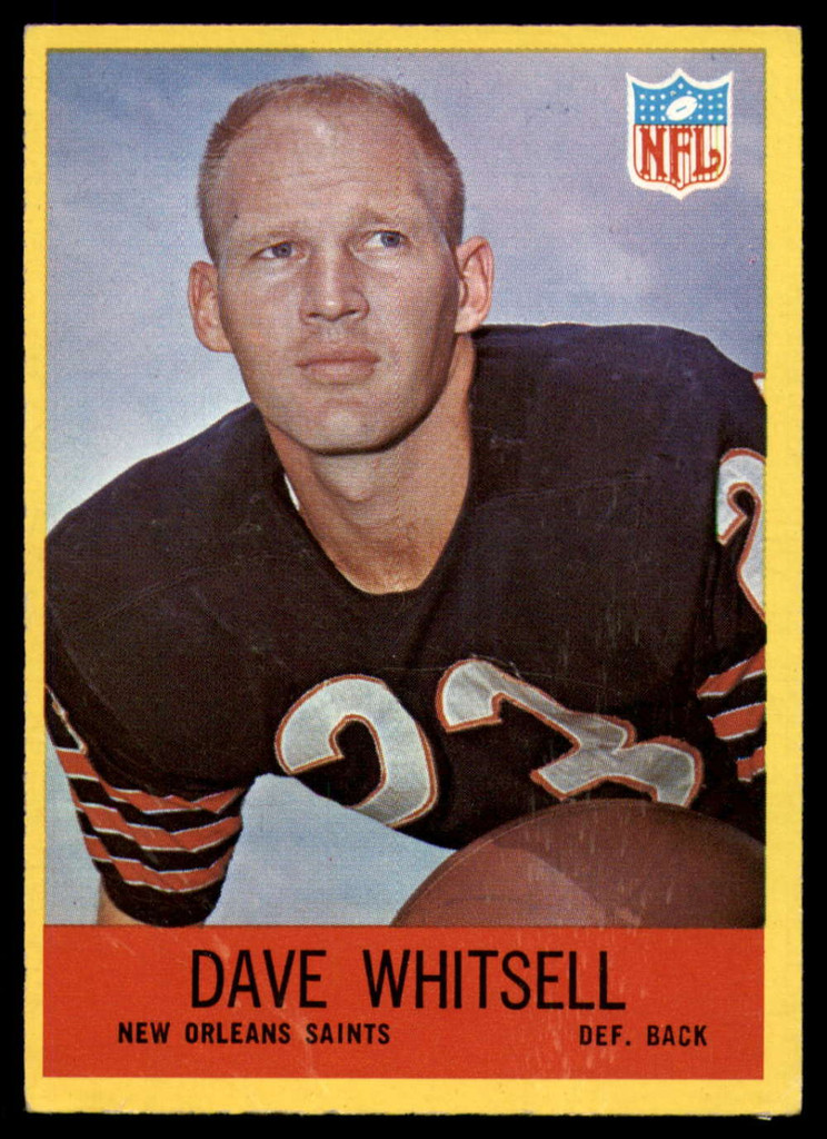1967 Philadelphia #130 Dave Whitsell Excellent+ RC Rookie ID: 141484