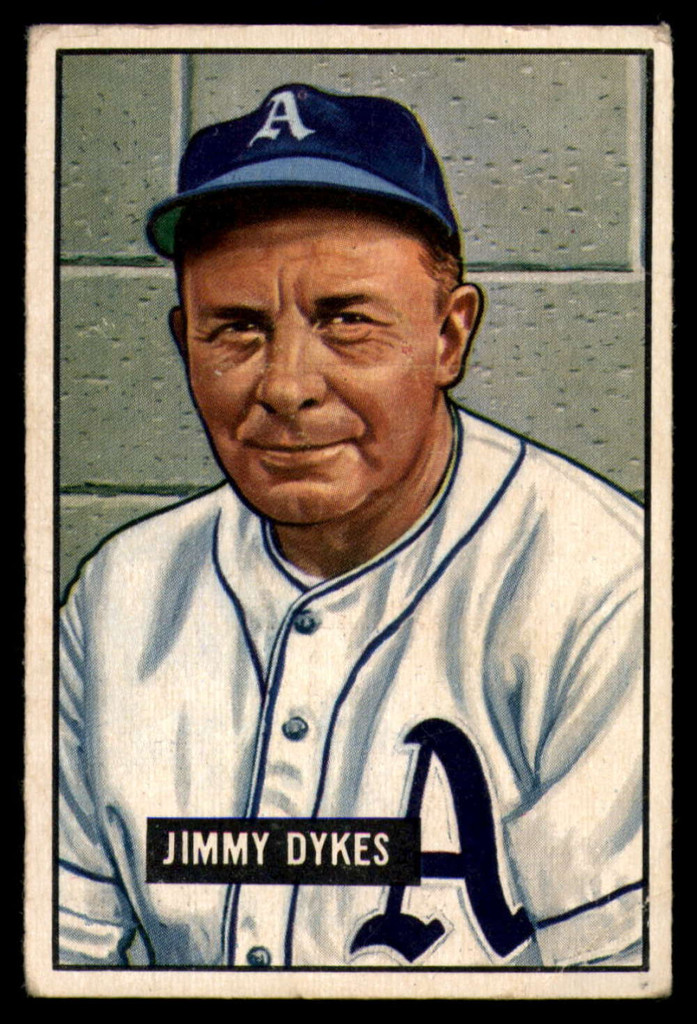 1951 Bowman #226 Jimmie Dykes MG VG 