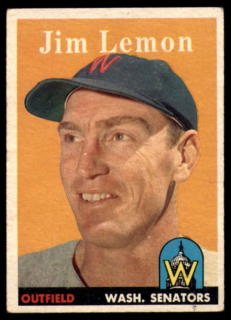 1958 Topps #15 Jim Lemon EX++