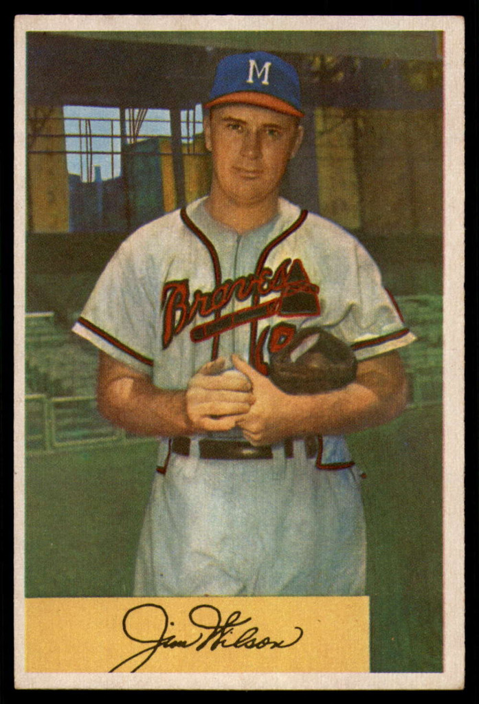 1954 Bowman #16 Jim Wilson EX++