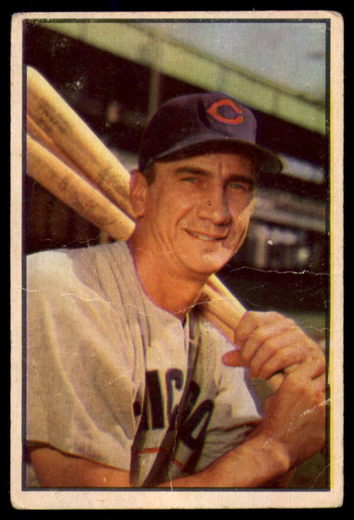 1953 Bowman Color #48 Hank Sauer G