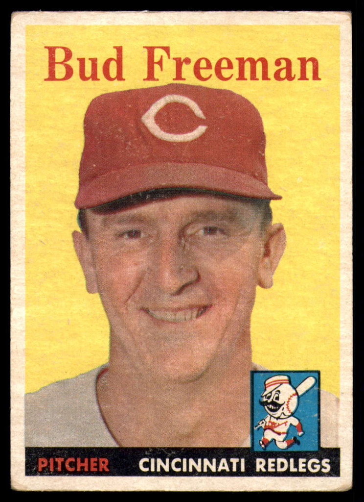 1958 Topps #27 Bud Freeman EX++ ID: 62638