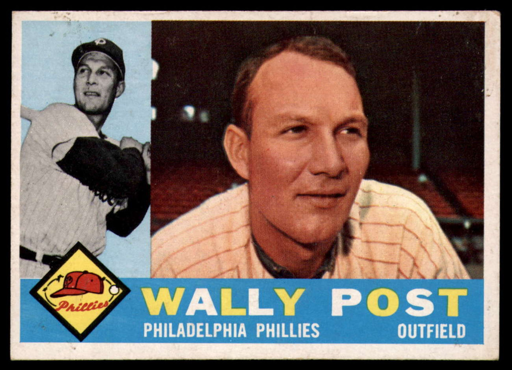 1960 Topps #13 Wally Post VG Very Good  ID: 107218