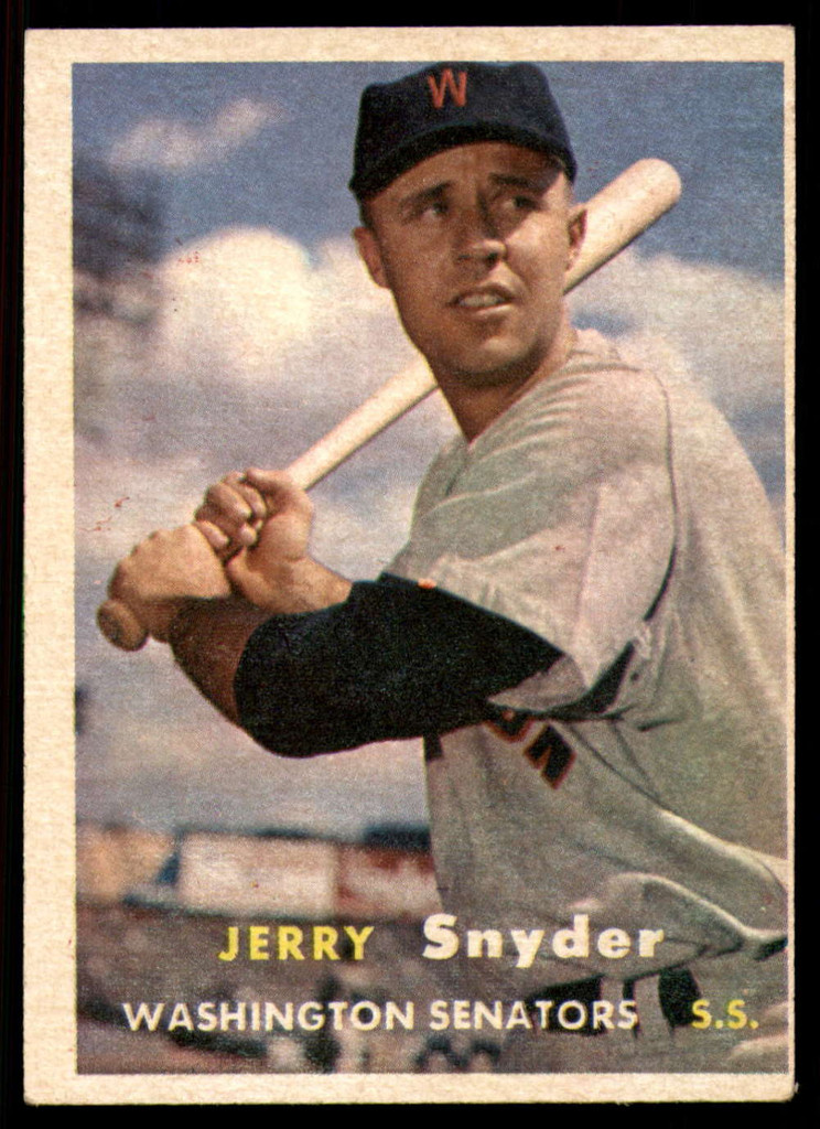 1957 Topps #22 Jerry Snyder UER EX ID: 59841