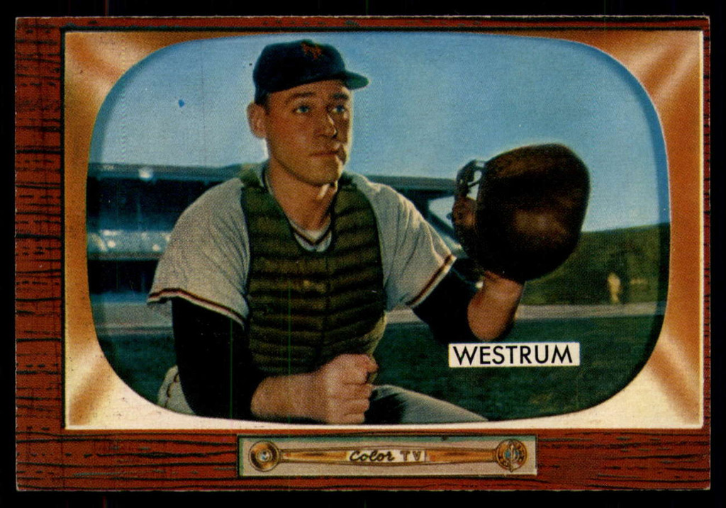 1955 Bowman #141 Wes Westrum EX++ ID: 57547