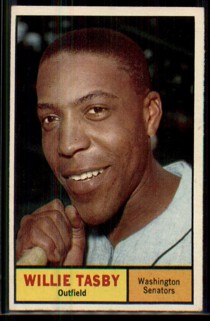 1961 Topps #458 Willie Tasby NM++ ID: 51704