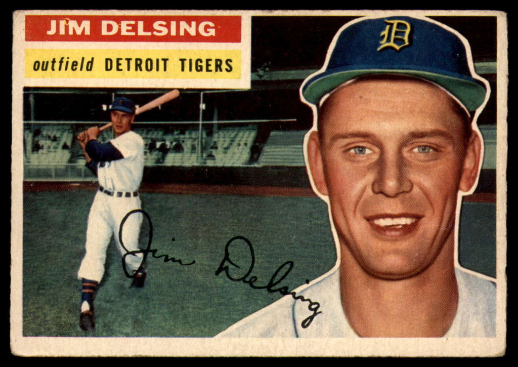 1956 Topps #338 Jim Delsing EX ID: 80643