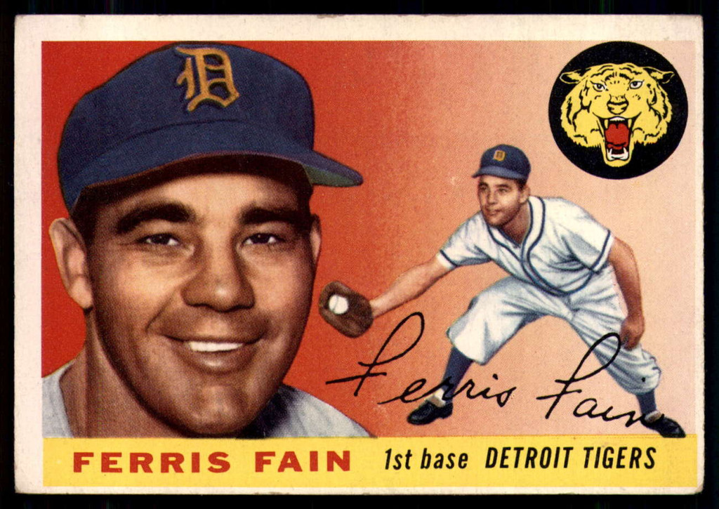 1955 Topps #11 Ferris Fain EX ID: 56324