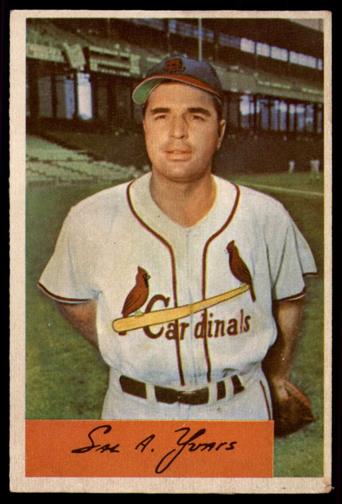 1954 Bowman #78 Sal Yvars EX