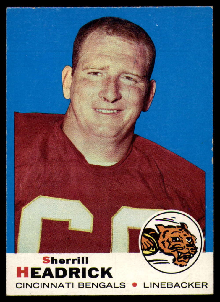 1969 Topps #   9 Sherrill Headrick Ex-Mint  ID: 147458