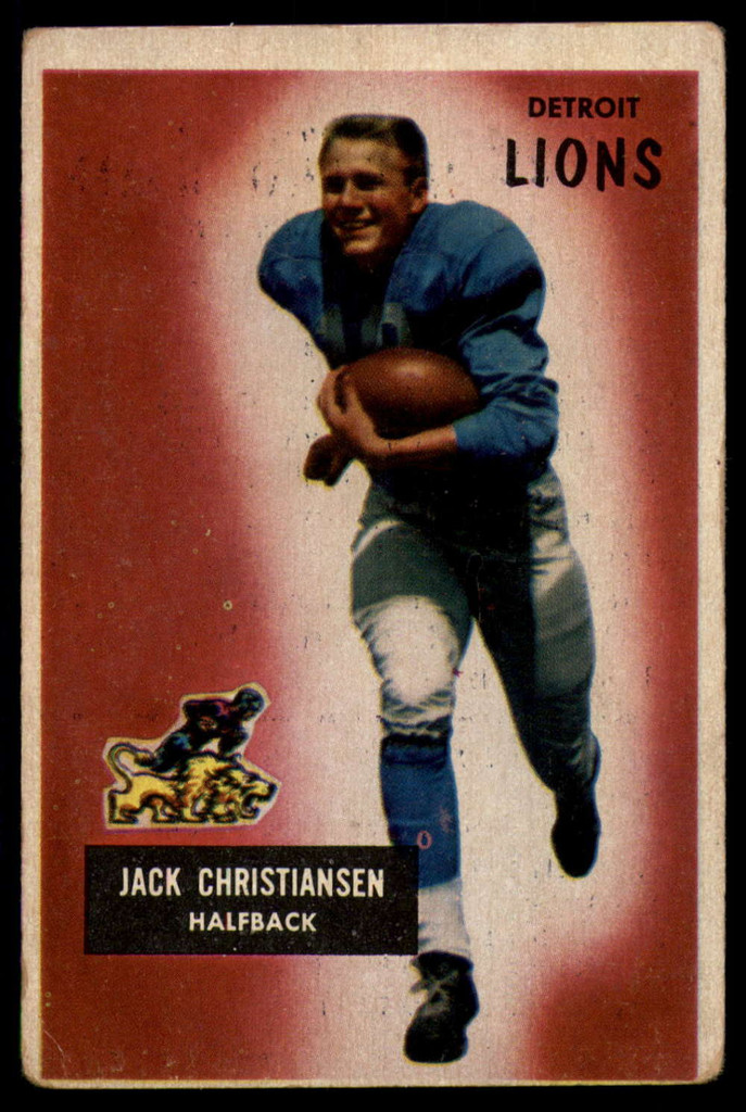 1955 Bowman #28 Jack Christiansen VG/EX