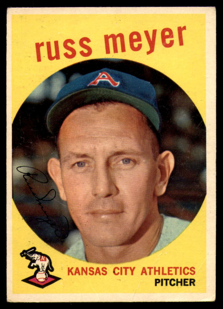 1959 Topps #482 Russ Meyer VG Very Good  ID: 103712