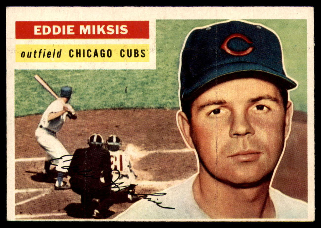 1956 Topps #285 Eddie Miksis EX ID: 79175