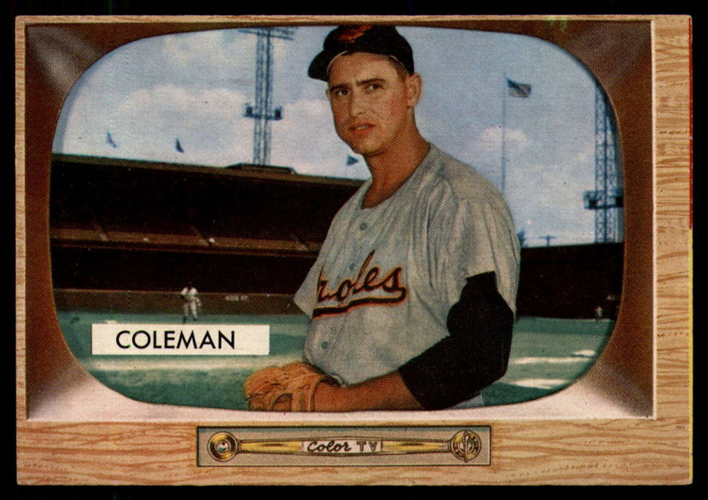1955 Bowman #3 Joe Coleman EX ID: 57162