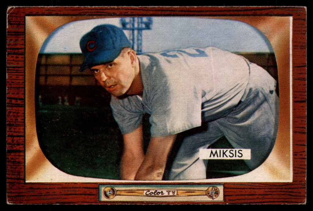 1955 Bowman #181 Eddie Miksis EX