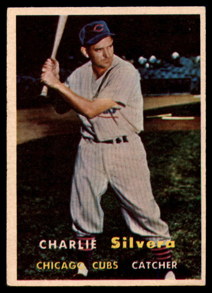 1957 Topps #255 Charlie Silvera EX/NM ID: 61529