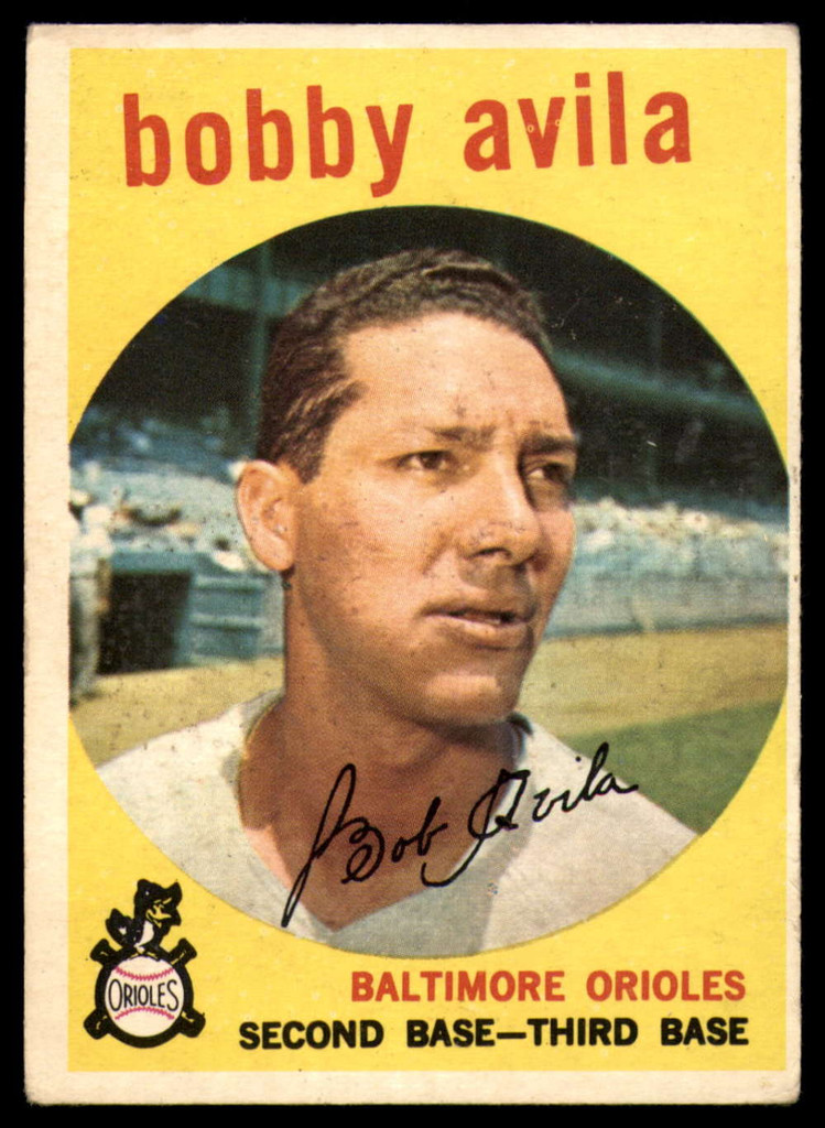 1959 Topps #363 Bobby Avila VG Very Good 