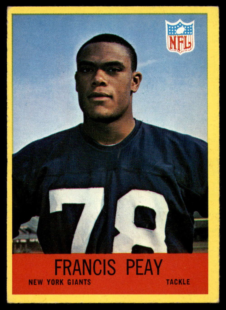 1967 Philadelphia #117 Francis Peay Excellent+ RC Rookie ID: 134827