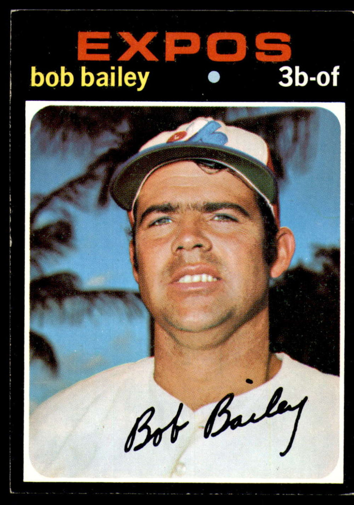 1971 Topps #157 Bob Bailey Excellent+  ID: 193199