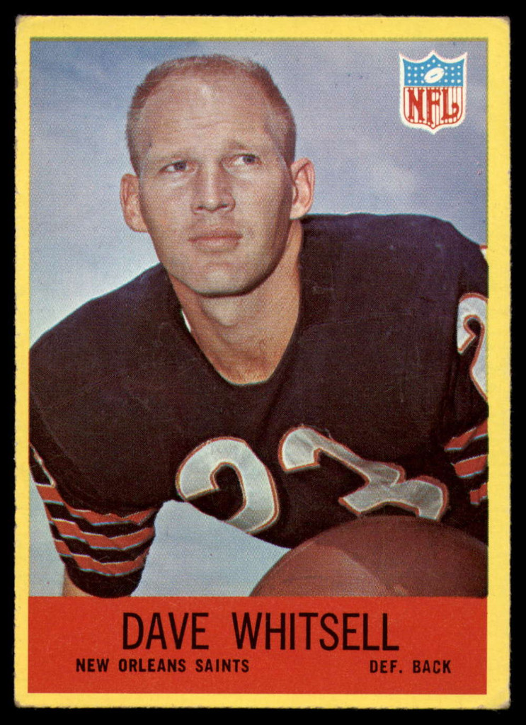 1967 Philadelphia #130 Dave Whitsell Excellent+ RC Rookie ID: 134849