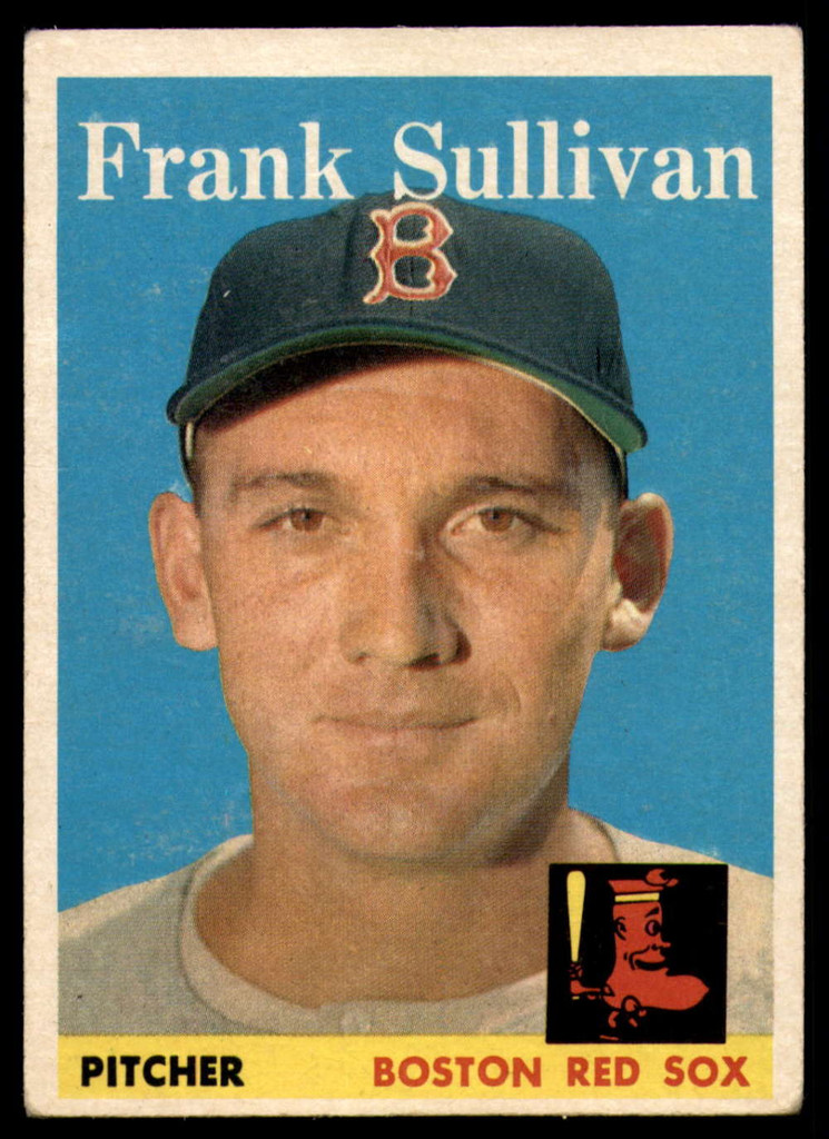 1958 Topps #18 Frank Sullivan EX ID: 62607