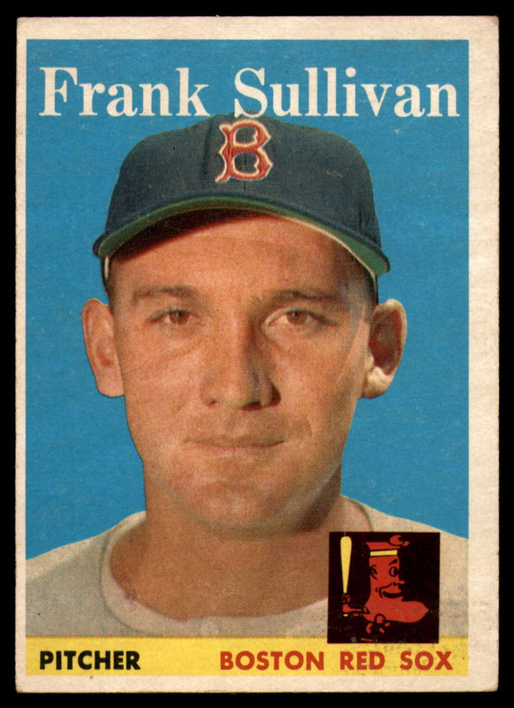 1958 Topps #18 Frank Sullivan EX ID: 62609