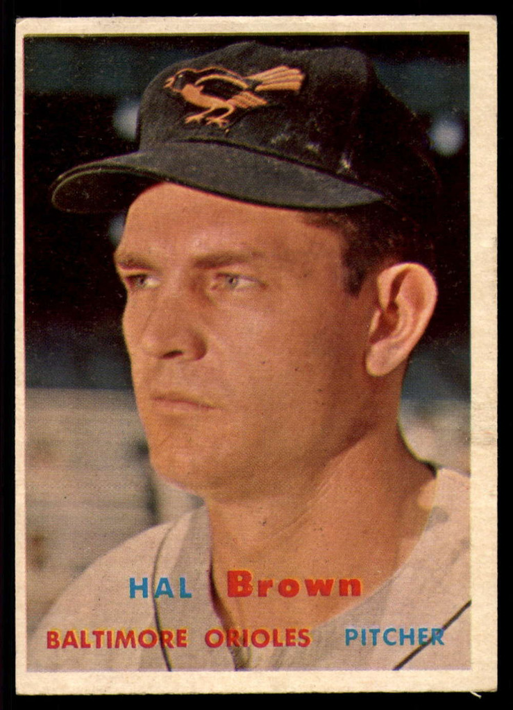 1957 Topps #194 Hal Brown EX/NM ID: 61075