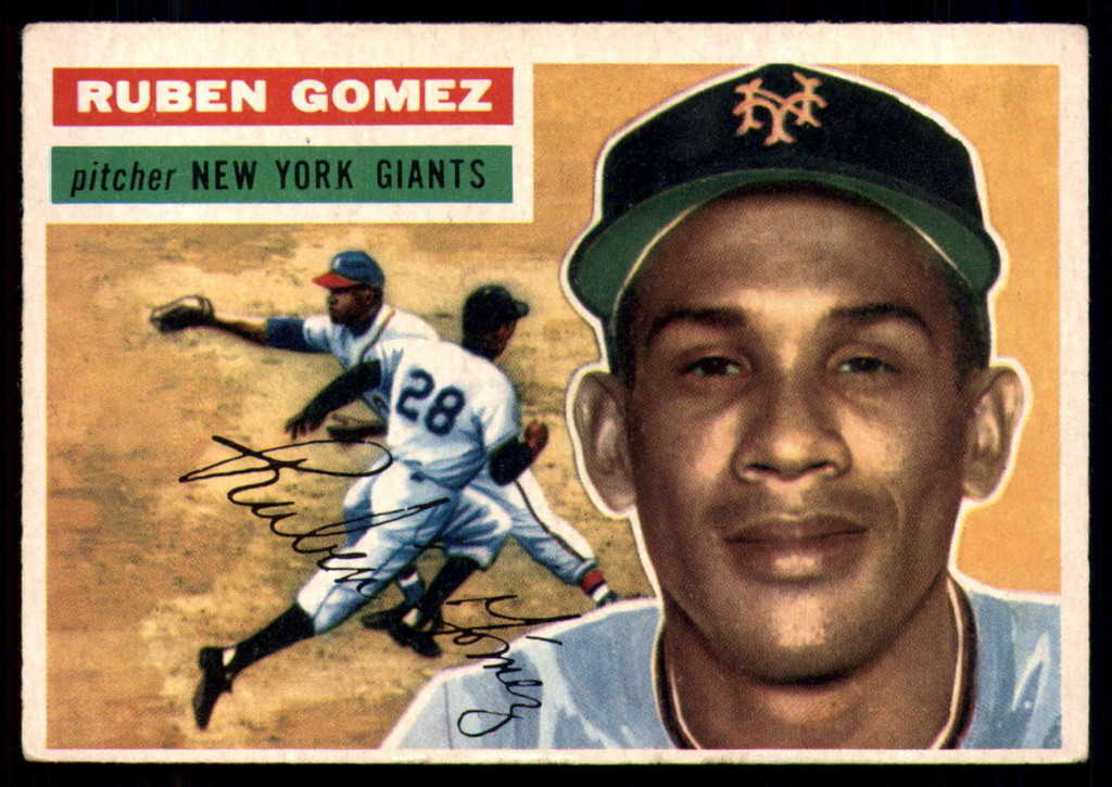 1956 Topps #9 Ruben Gomez DP EX++ ID: 58010
