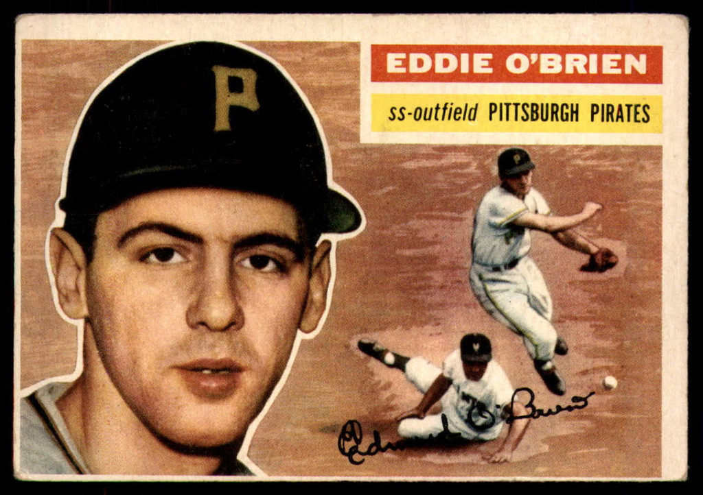 1956 Topps #116 Eddie O'Brien EX