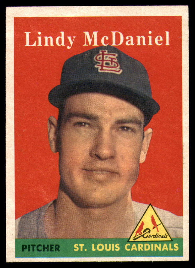 1958 Topps #180 Lindy McDaniel EX/NM ID: 63421