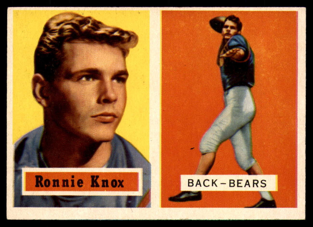 1957 Topps #149 Ronnie Knox DP EX/NM RC Rookie ID: 72657