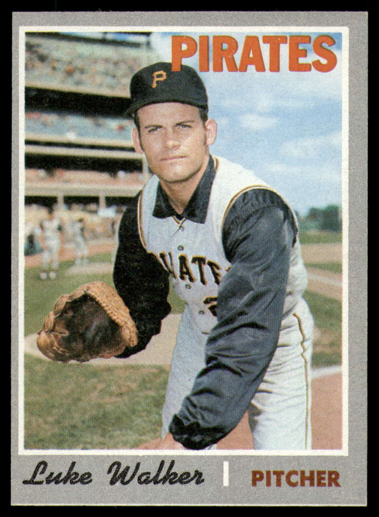 1970 Topps #322 Luke Walker NM Near Mint  ID: 124577