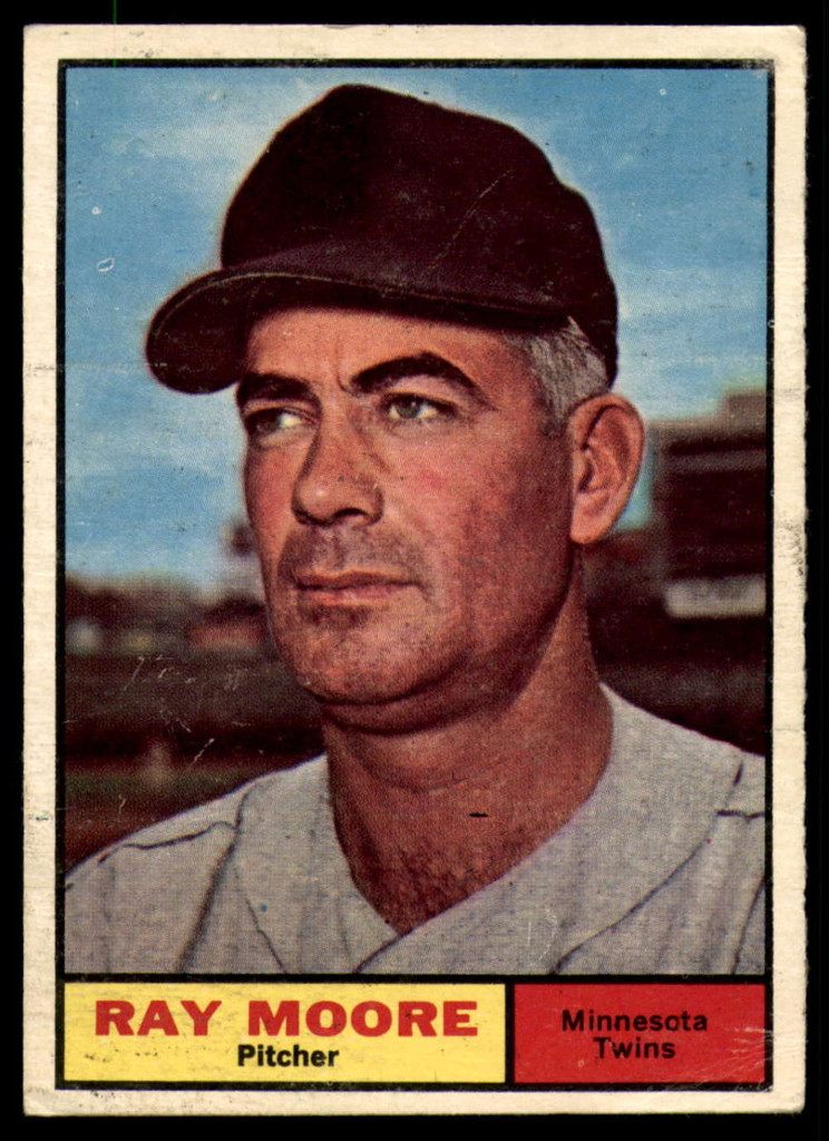 1961 Topps #289 Ray Moore VG Very Good 