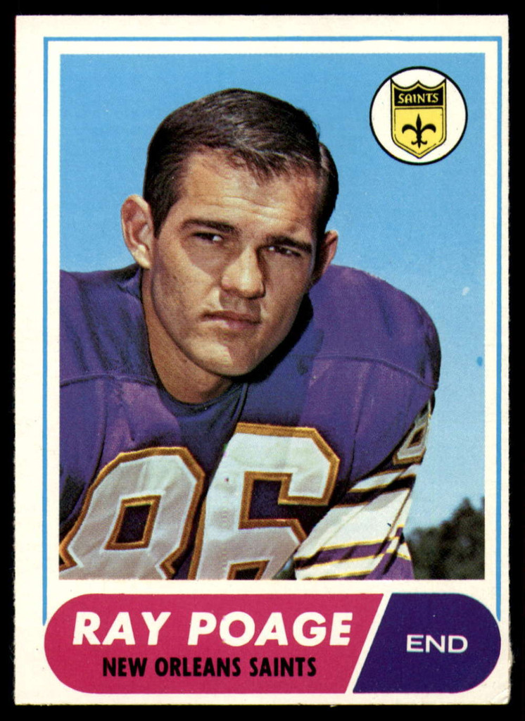 1968 Topps # 30 Ray Poage EX Excellent 