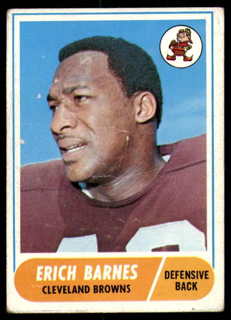 1968 Topps #102 Erich Barnes Very Good  ID: 142624