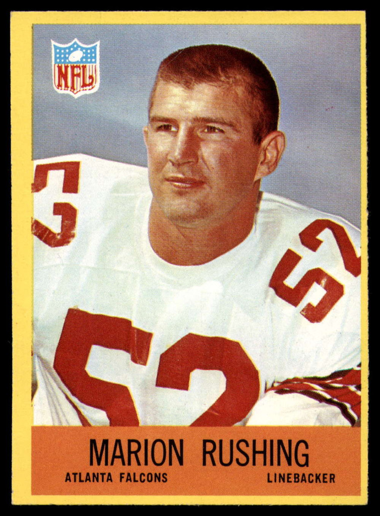 1967 Philadelphia #9 Marion Rushing Very Good RC Rookie