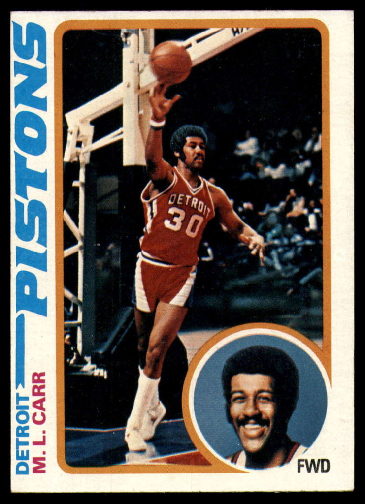 1978-79 Topps #82 M.L. Carr Excellent+ Pistons    