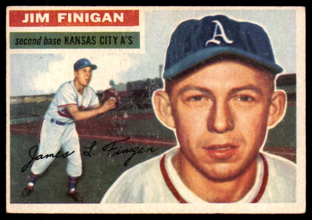 1956 Topps #22 Jim Finigan EX++ ID: 58091