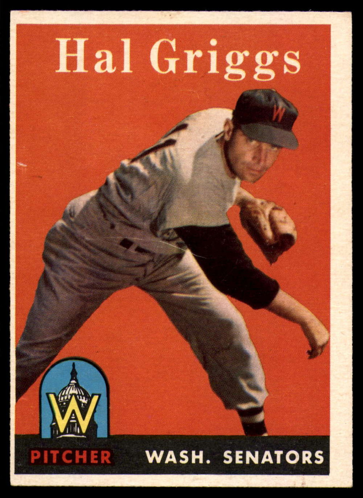 1958 Topps #455 Hal Griggs EX/NM RC Rookie ID: 52434