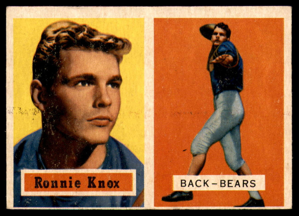 1957 Topps #149 Ronnie Knox DP EX++ RC Rookie ID: 84483